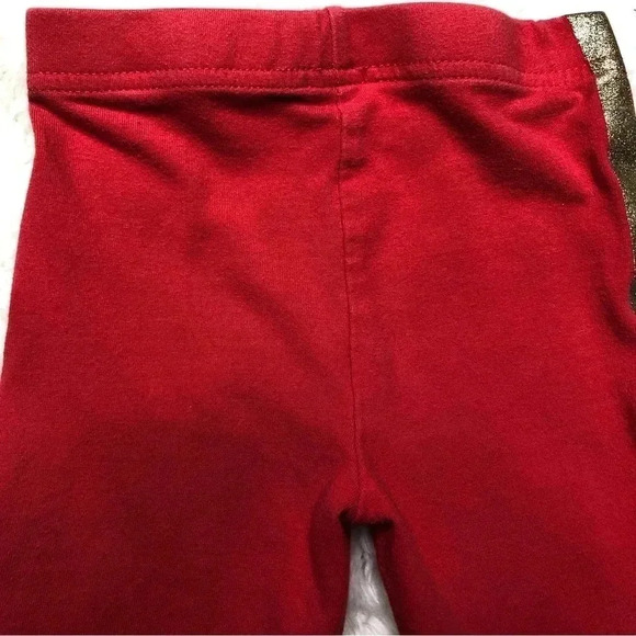 Carter’s Sweatpants Orange-ish  Red Shiny Gold Size 3T - Picture 11 of 16